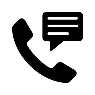 Telefon İleti Web simgesi vektör çizimi
