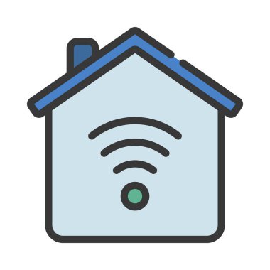 Smart Home icon, vector illustration 