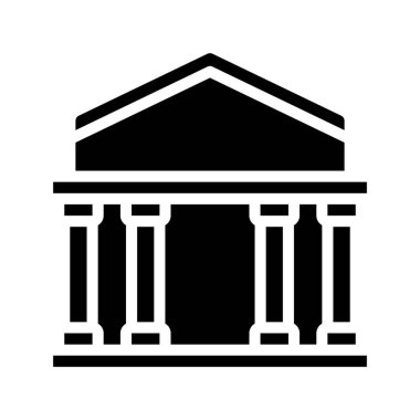 Banka oluşturma vektör simgesi, illüstrasyon 