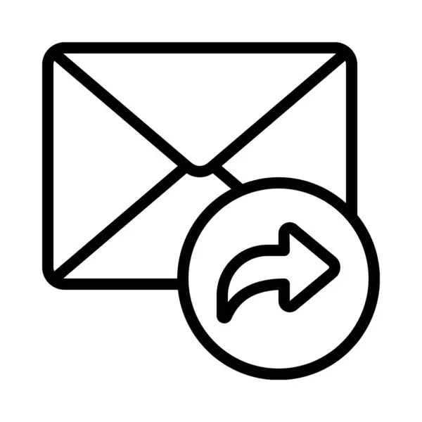 Wyślij Ikonę Mail Grafika Wektorowa — Wektor stockowy