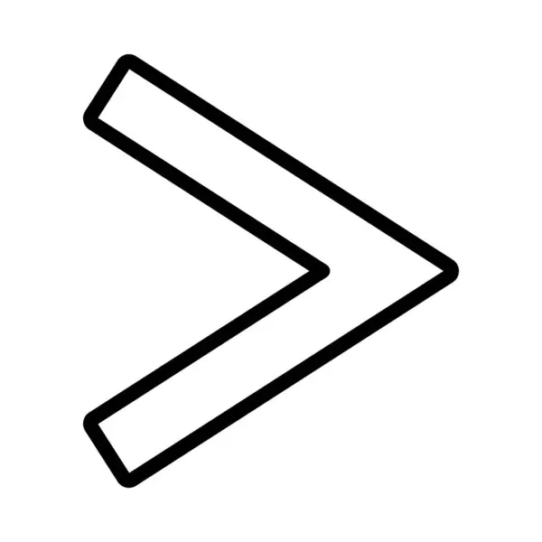 Arrow Right Icon Vector Illustration — Stock Vector