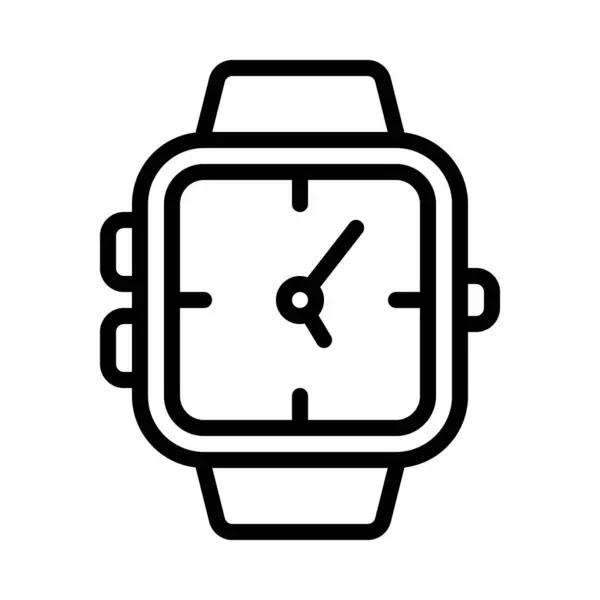 Ilustração Vetor Ícone Relógio Inteligente — Vetor de Stock