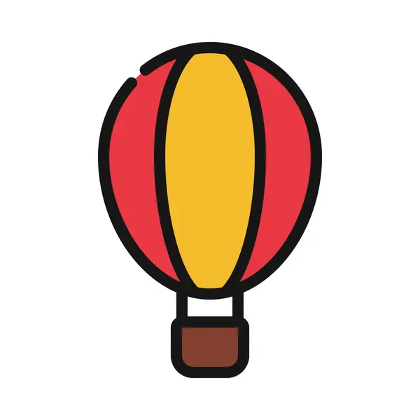 Ícone Balão Quente Ilustração Vetorial — Vetor de Stock