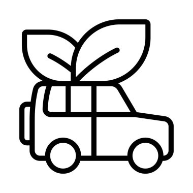 Çevre dostu ağ simgesi vektör illüstrasyonu