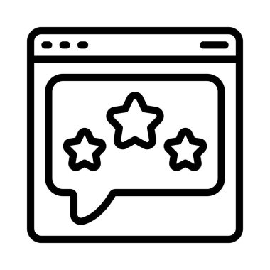 Gözden geçirme simgesi, vektör illüstrasyonu 