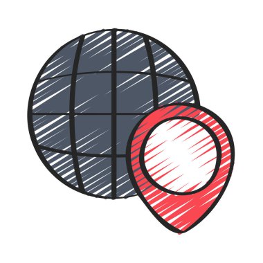 İnternet İzleme simgesi, vektör illüstrasyonu 