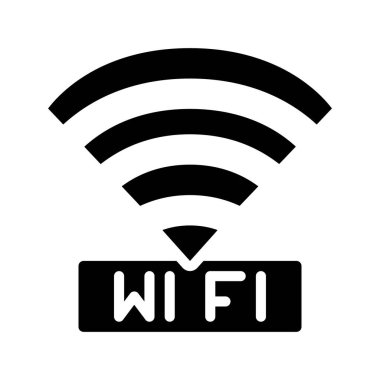 wifi işaret simgesi vektör illüstrasyonu