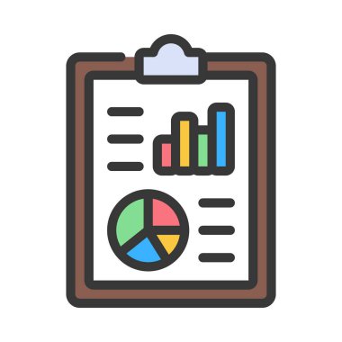  Simge vektör illüstrasyon tasarımı rapor ediliyor