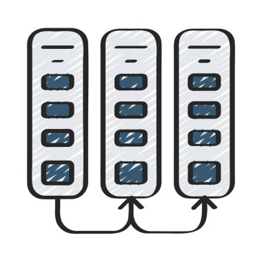 Düzenli Kayıt simgesi vektör illüstrasyon tasarımı