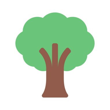 vektör ağacı simgesi illüstrasyonu