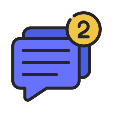 Yorumlar Numara vektör illüstrasyon tasarımı