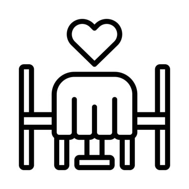 Tablo Tarihi simgesi, vektör illüstrasyonu