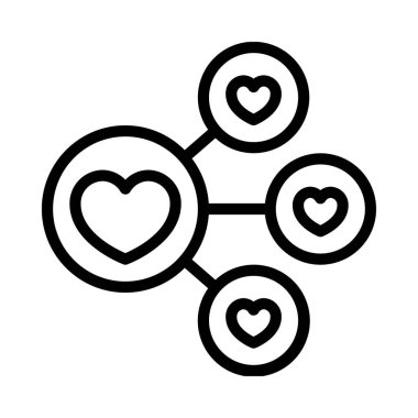 ağ simgesi, vektör illüstrasyonu basit tasarım