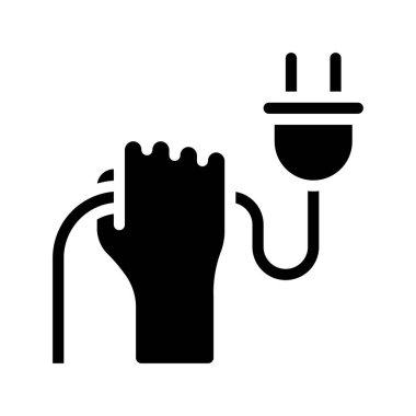 Simge vektör illüstrasyon tasarımı kaldırılıyor