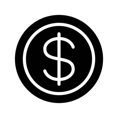 Amerikan Para Birimi Düz Vektör simgesi