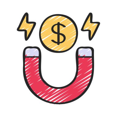 Müşteri Edinme Ağı vektör illüstrasyonu