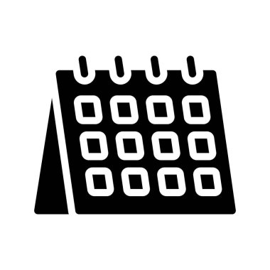 Zamanlama simgesi, vektör illüstrasyonu 