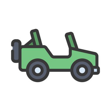 cip simgesi, vektör illüstrasyonu basit tasarım