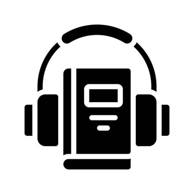 ses kitabı simgesi, vektör illüstrasyonu