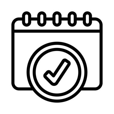 Tarih simgesi, vektör çizimi