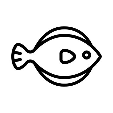 Düz simge, vektör illüstrasyonu 