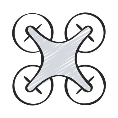 Drone web simge vektör çizim