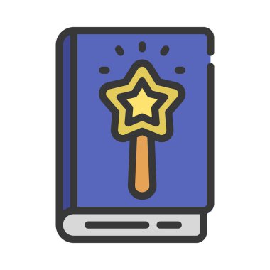 kitap simgesi vektör illüstrasyonu