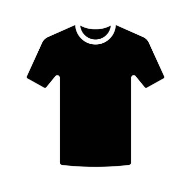 Tişört web simgesi, vektör illüstrasyonu         