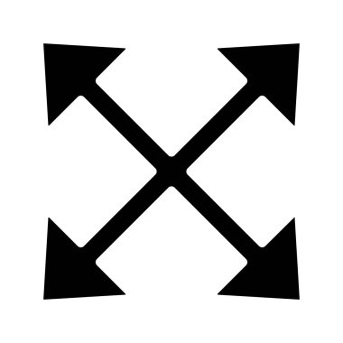 Okların simge vektör resimlerini genişlet