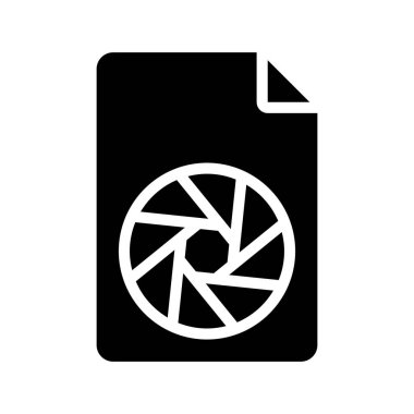 Ham Dosya simgesi, vektör illüstrasyonu