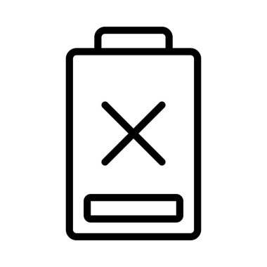 Battery icon, vector illustration simple design