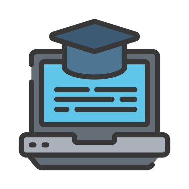 Makine Öğrenme simgesi, vektör illüstrasyonu                   