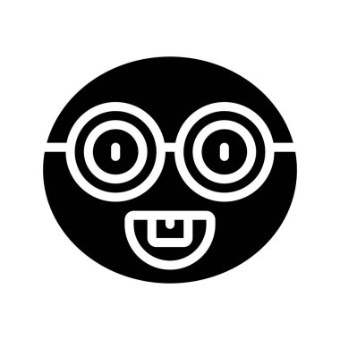 Beyaz arkaplanda duygu simgeleri izole edildi