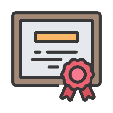 Derece Poster simgesi vektör illüstrasyon tasarımı