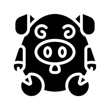 Baş döndürücü web simgesi vektör illüstrasyonu