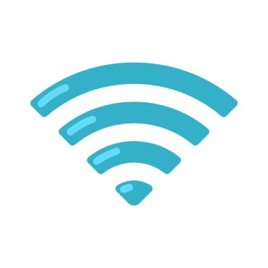 kablosuz kablosuz ağ sembolü vektör simgesi 