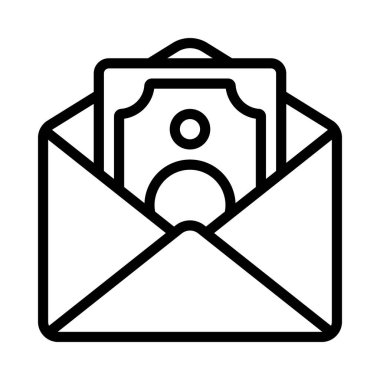 Ücret Denetimi düz simgesi, vektör illüstrasyonu 