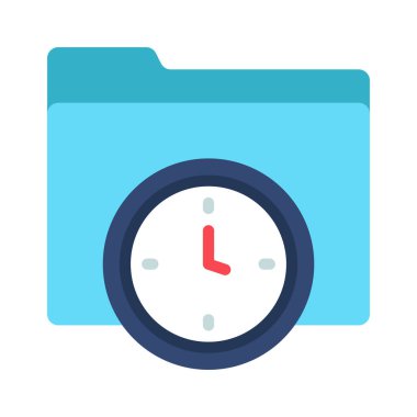 Dizin Zamanlayıcısı simgesi, vektör illüstrasyonu 