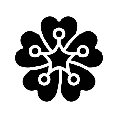 Mavi Faks simgesi, vektör illüstrasyonu 