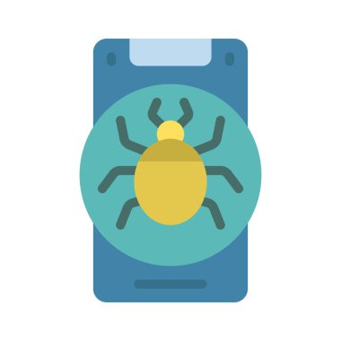 hata ve telefon simgesi, vektör illüstrasyonu