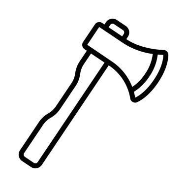 Hatchet web simgesi vektör illüstrasyonu