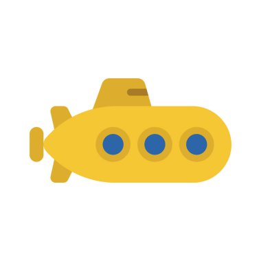 Denizaltı simgesi vektör çizimi