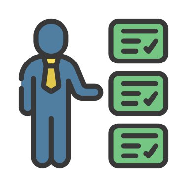 Görev Yöneticisi vektör illüstrasyon tasarımı