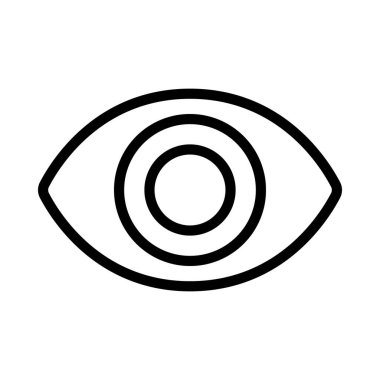 Vision Eye web simgesi vektör çizimi
