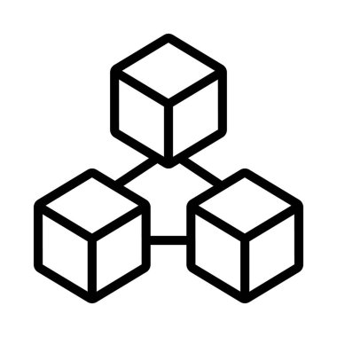 Engelleme zinciri konsept vektör çizimi 