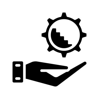 Şelale Geliştirme Web simgesi vektör çizimi
