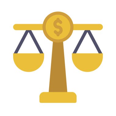 Financial Law icon, vector illustration  