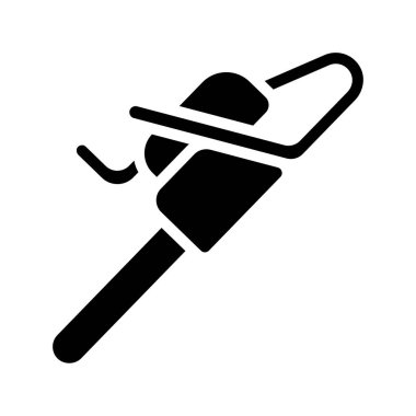 Elektrikli testere Ağ ikonu vektör çizimi