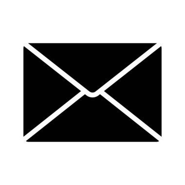 Kapatılan E- posta simgesi, vektör illüstrasyonu 