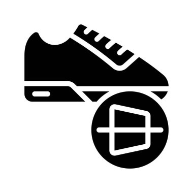 Sneaker Çevirici Web simgesi düz tasarım, vektör illüstrasyonu